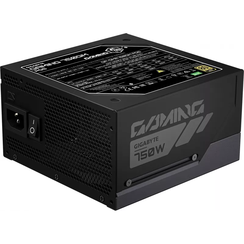 Блок питания Gigabyte ATX 750W GP-GME750GM PG5 80+ gold (20+4pin) APFC 135mm fan 8xSATA Cab Manag RTL