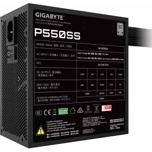  Gigabyte ATX 550W GPP550SS 80 silver 204pin APFC 120mm fan 5xSATA RTL