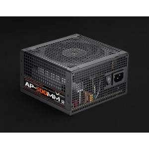  Formula Aerocool AP500MM 500W Ret ATX v24 80 APFC 2xPCIe 62P 6xSATA 2xPATA 12cm fan
