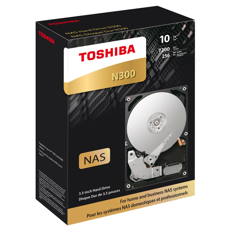 Жесткий диск Toshiba SATA-III 10Tb HDWG11AEZSTA Server N300 (7200rpm) 256Mb 3.5