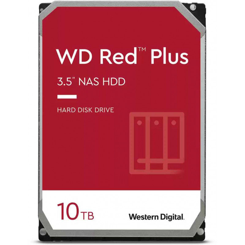 Жесткий диск WD SATA-III 10Tb WD101EFBX NAS Red Plus (7200rpm) 256Mb 3.5"