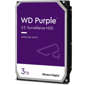 WD SATAIII 3Tb WD30PURZ Surveillance Purple 5400rpm 64Mb 35