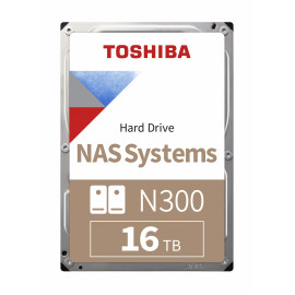 Жесткий диск Toshiba Original SATA-III 16Tb HDWG31GUZSVA NAS N300 (7200rpm) 512Mb 3.5