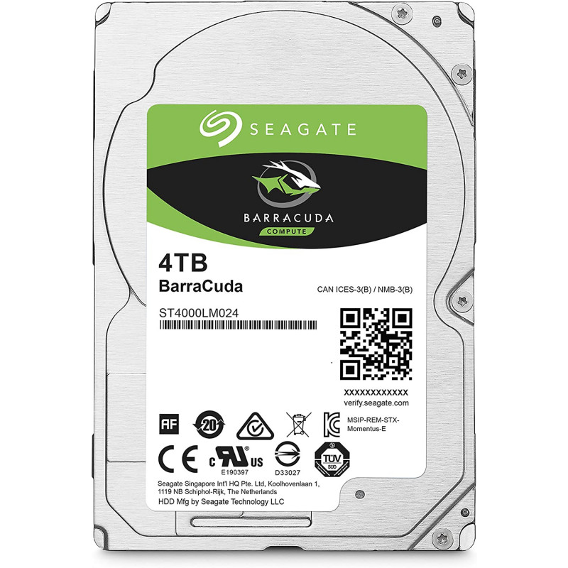 Жесткий диск Seagate SATA-III 4TB ST4000LM024 Desktop Barracuda (5400rpm) 128Mb 2.5"