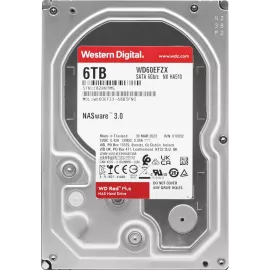 Жесткий диск WD SATA-III 6Tb WD60EFZX NAS Red Plus (5640rpm) 128Mb 3.5"
