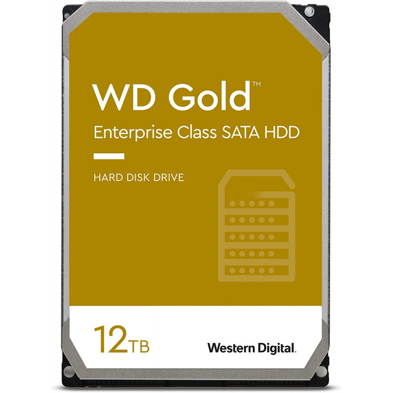 Жесткий диск WD SATA-III 12Tb WD121KRYZ Server Gold (7200rpm) 256Mb 3.5"
