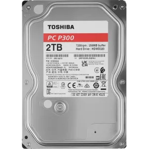  Toshiba SATAIII 2TB HDWD320UZSVA Desktop P300 4KN 7200rpm 256Mb 35quot