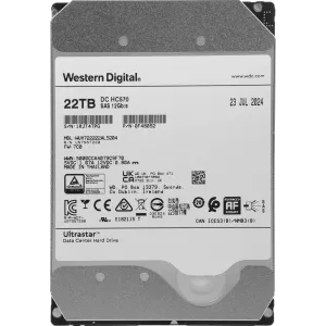  WD SAS 30 22TB 0F48052 WUH722222AL5204 Server Ultrastar DC HC570 512E 7200rpm 512Mb 35quot