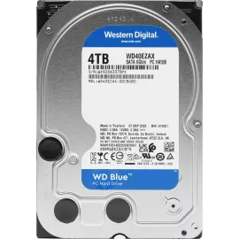Жесткий диск WD SATA-III 4TB WD40EZAX Desktop Blue (5400rpm) 256Mb 3.5"