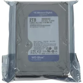 Жесткий диск WD SATA-III 2TB WD20EARZ Desktop Blue (5400rpm) 64Mb 3.5"