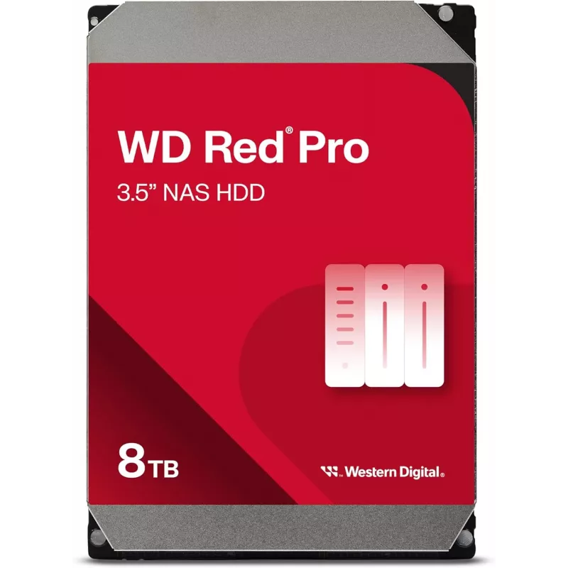Жесткий диск WD SATA-III 8TB WD8005FFBX NAS Red Pro (7200rpm) 256Mb 3.5"