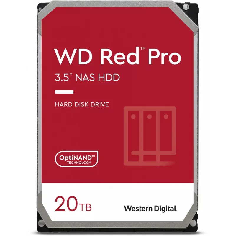 Жесткий диск WD SATA-III 20TB WD201KFGX NAS Red Pro (7200rpm) 512Mb 3.5"