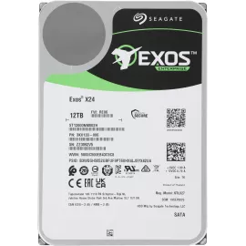 Жесткий диск Seagate SATA-III 12TB ST12000NM002H Server Exos X24 4KN (7200rpm) 512Mb 3.5"