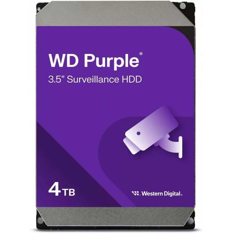 Жесткий диск WD SATA-III 4TB WD44PURZ Surveillance Purple (5400rpm) 128Mb 3.5"