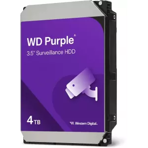  WD SATAIII 4TB WD44PURZ Surveillance Purple 5400rpm 128Mb 35quot