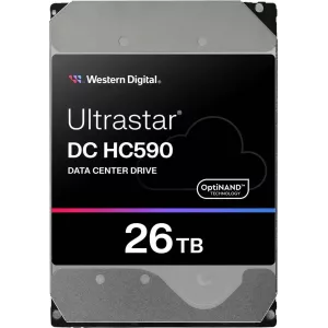  WD SATAIII 26TB 0F65672 WUH722626ALE6L4 Server Ultrastar DC HC590 4KN 7200rpm 512Mb 35quot