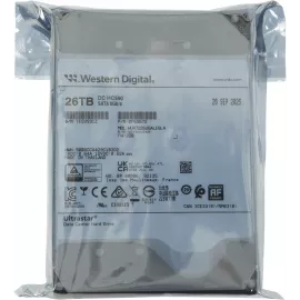 Жесткий диск WD SATA-III 26TB 0F65672 WUH722626ALE6L4 Server Ultrastar DC HC590 4KN (7200rpm) 512Mb 3.5"
