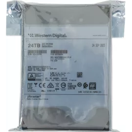 Жесткий диск WD SATA-III 24TB 0F65684 WUH722624ALE6L4 Ultrastar DC HC590 4KN (7200rpm) 512Mb 3.5"
