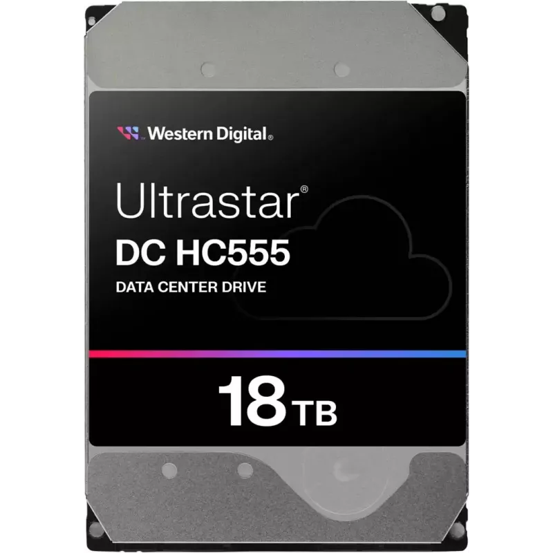 Жесткий диск WD SATA-III 18TB 0B48723 WUH722018CLE6L4 Ultrastar DC HC555 512E (7200rpm) 512Mb 3.5"