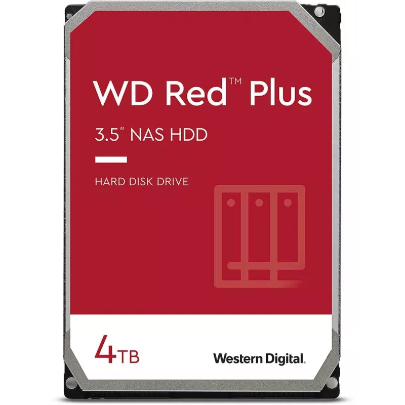 Жесткий диск WD SATA-III 4TB WD40EFZZ NAS Red Plus (5400rpm) 128Mb 3.5"