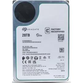 Жесткий диск Seagate SATA-III 28Tb ST28000NM001C Factory Recertified Server Exos 512E (7200rpm) 512Mb 3.5"