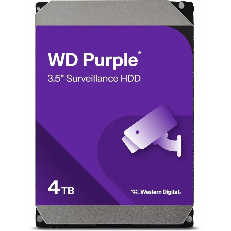 Жесткий диск WD SATA-III 4TB WD43PURZ Surveillance Purple (5400rpm) 256Mb 3.5" Rtl