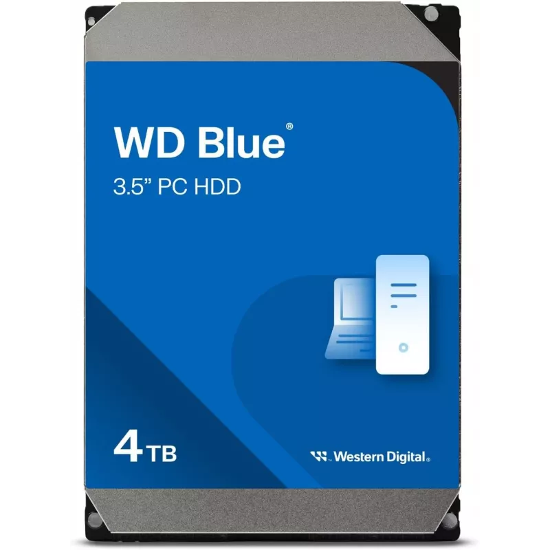 Жесткий диск WD SATA-III 4TB WD40EZZX Desktop Blue (5400rpm) 128Mb 3.5"