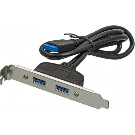 Адаптер USB Bracket 2xUSB3.0 Bulk