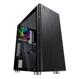 Корпус Accord 3407 черный без БП ATX 8x120mm 2xUSB2.0 1xUSB3.0 audio bott PSU