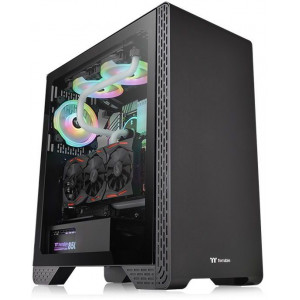  Thermaltake S300 TG ATX 6x120mm 6x140mm 3x200mm 2xUSB20 1xUSB30 audio bott PSU