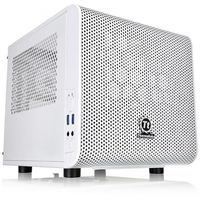 Корпус Thermaltake Core V1 белый без БП miniITX 2x80mm 1x120mm 1x140mm 2xUSB3.0 audio bott PSU Корпус Thermaltake Core V1 белый без БП miniITX 2x80mm 1x120mm 1x140mm 2xUSB3.0 audio bott PSU