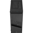 Корпус Aerocool Menace Saturn FRGB-G-BK-v1 черный без БП ATX 7x120mm 2x140mm 2xUSB3.0 audio bott PSU