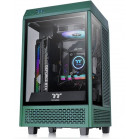 Корпус Thermaltake The Tower 100 Racing Green без БП miniITX 1x120mm 3x140mm 2xUSB3.0 audio bott PSU