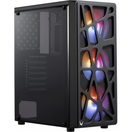 Корпус Formula Mana черный без БП ATX 4x120mm 2xUSB2.0 1xUSB3.0 audio bott PSU