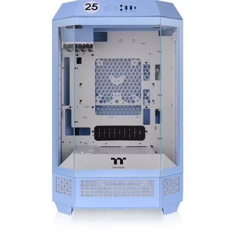 Корпус Thermaltake The Tower 300 Hydrangea голубой без БП miniITX 7x120mm 5x140mm 2xUSB3.0 audio bott PSU