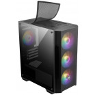 Корпус MSI MAG Forge M100A черный без БП mATX 2x120mm 2xUSB2.0 1xUSB3.0 audio bott PSU