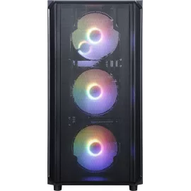 Корпус Accord 3602 черный без БП ATX 4x120mm 6x140mm 3x200mm 2xUSB3.0 audio bott PSU