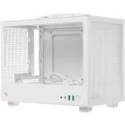 Корпус Deepcool CH160 белый без БП miniITX 7x120mm 1xUSB3.0 audio bott PSU