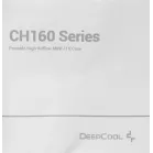Корпус Deepcool CH160 белый без БП miniITX 7x120mm 1xUSB3.0 audio bott PSU
