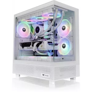  Thermaltake View 270 TG ARGB Snow ATX 9x120mm 2x140mm 1x200mm 2xUSB30 audio bott PSU