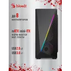 Корпус Bloody BD-CC102F черный без БП mATX 4x120mm 2xUSB2.0 1xUSB3.0 audio bott PSU