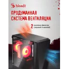 Корпус Bloody BD-CC102F черный без БП mATX 4x120mm 2xUSB2.0 1xUSB3.0 audio bott PSU