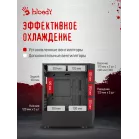 Корпус Bloody BD-CC102F черный без БП mATX 4x120mm 2xUSB2.0 1xUSB3.0 audio bott PSU