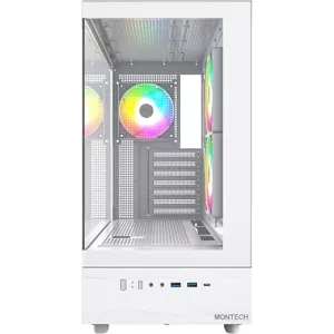  Montech XR ATX 3x120mm 2xUSB30 audio bott PSU