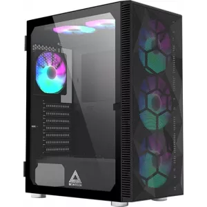  Montech X3 Mesh ATX 3x120mm 2xUSB20 1xUSB30 audio bott PSU