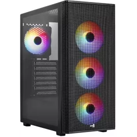 Корпус Aerocool Designer-G-BK-v1 черный без БП ATX 4x120mm 2x140mm 2xUSB2.0 1xUSB3.0 audio bott PSU