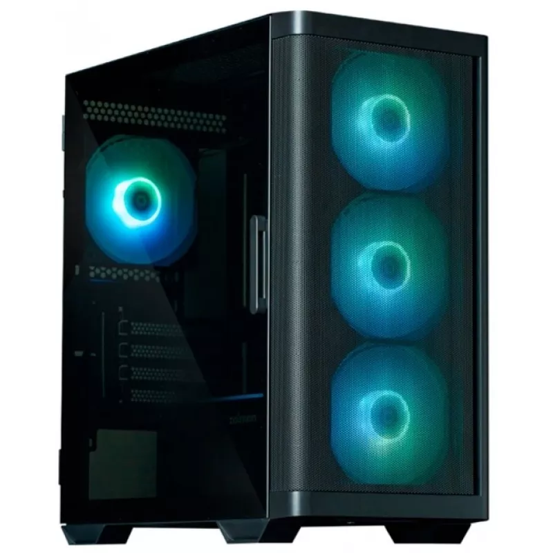 Корпус Zalman M4 черный без БП mATX 4x120mm 2x140mm 1xUSB2.0 2xUSB3.0 audio bott PSU