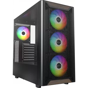  Montech XR Wood ATX 9x120mm 4x140mm 2xUSB30 audio bott PSU
