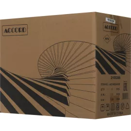 Корпус Accord ACC-M258-01B черный без БП mATX 1x80mm 2xUSB2.0 audio
