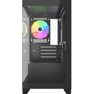  Accord ACC35002B mATX 7x120mm 1xUSB20 1xUSB30 audio bott PSU